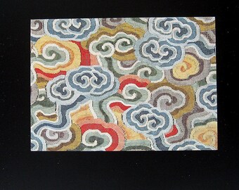 Detail of Dragon Robe Embroidery, Chinese Costume Dress Vintage 1986 Print Late 18th Century