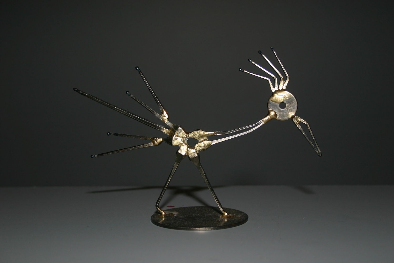 Horseshoe Nail Art Roadrunner ready to mail by GrizzlyCreek