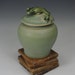 Pale Green Frog Wish Pot