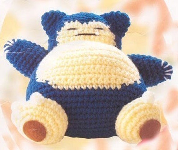 crochet knitting pattern PLUS pattern PATTERN doll FREE snorlax crochet animal pocket monster