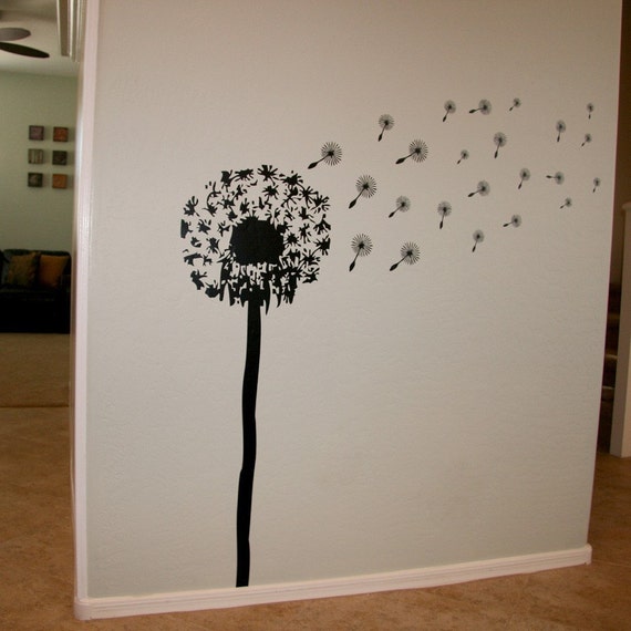 Dandelion Wall Decal Extra Large