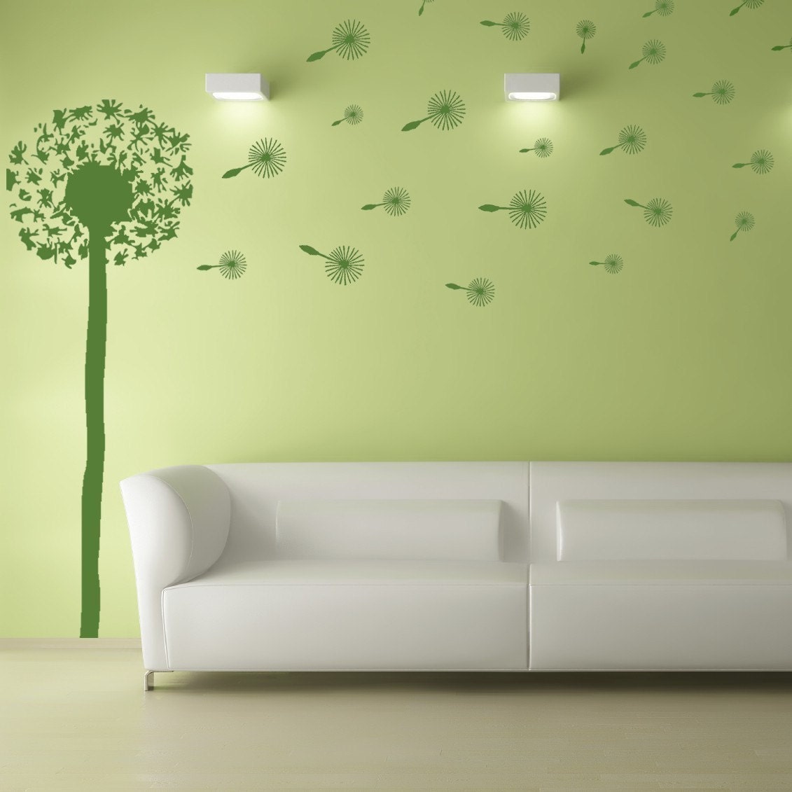 Dandelion Wall Decal EXTRA Large