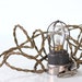 Vintage Cage Light and Tin