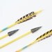 Vintage Wooden Arrows - Colorful Set of 4