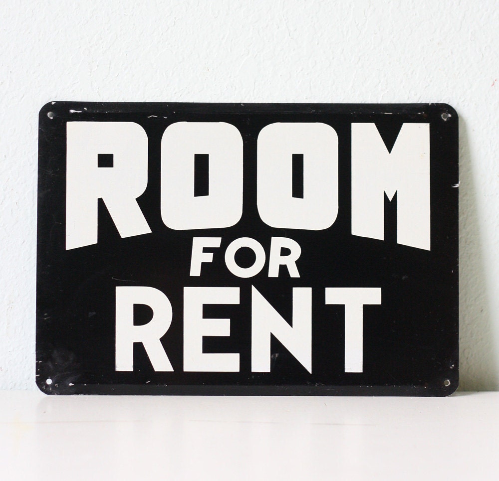 Vintage Sign ROOM FOR RENT