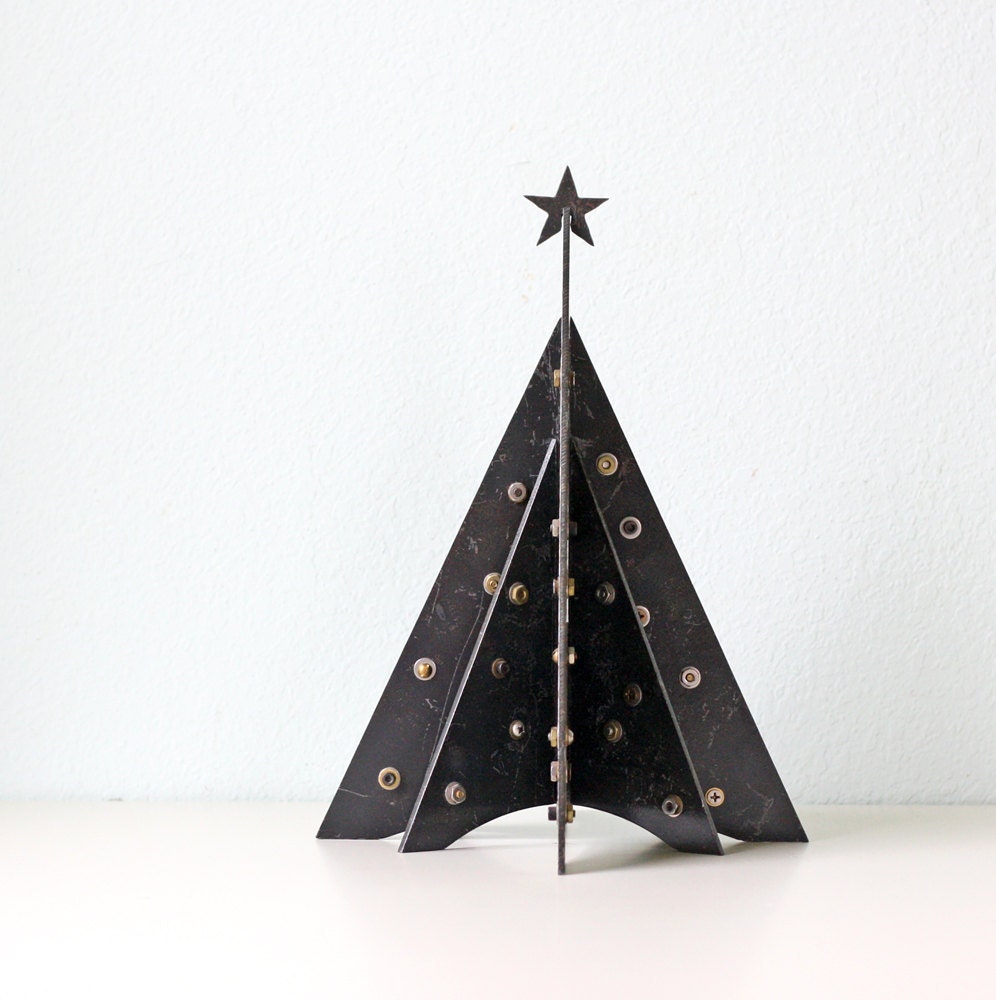 Vintage Metal Christmas Tree