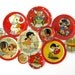 Tin Toy Saucers - Instant COLLECTION - Set of 11 Tea Set Pieces