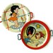 Tin PLATES Toy Platters - Set of 2 Tin Toys