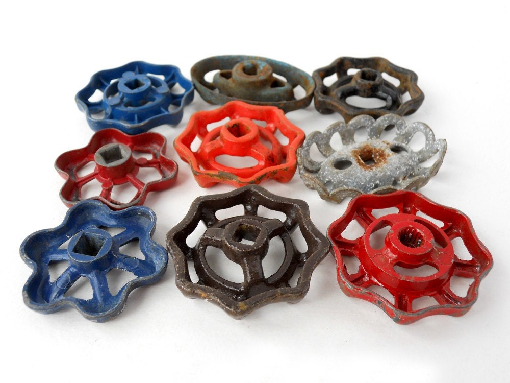 Instant COLLECTION of GARDEN Water Faucet Knobs Set of 9