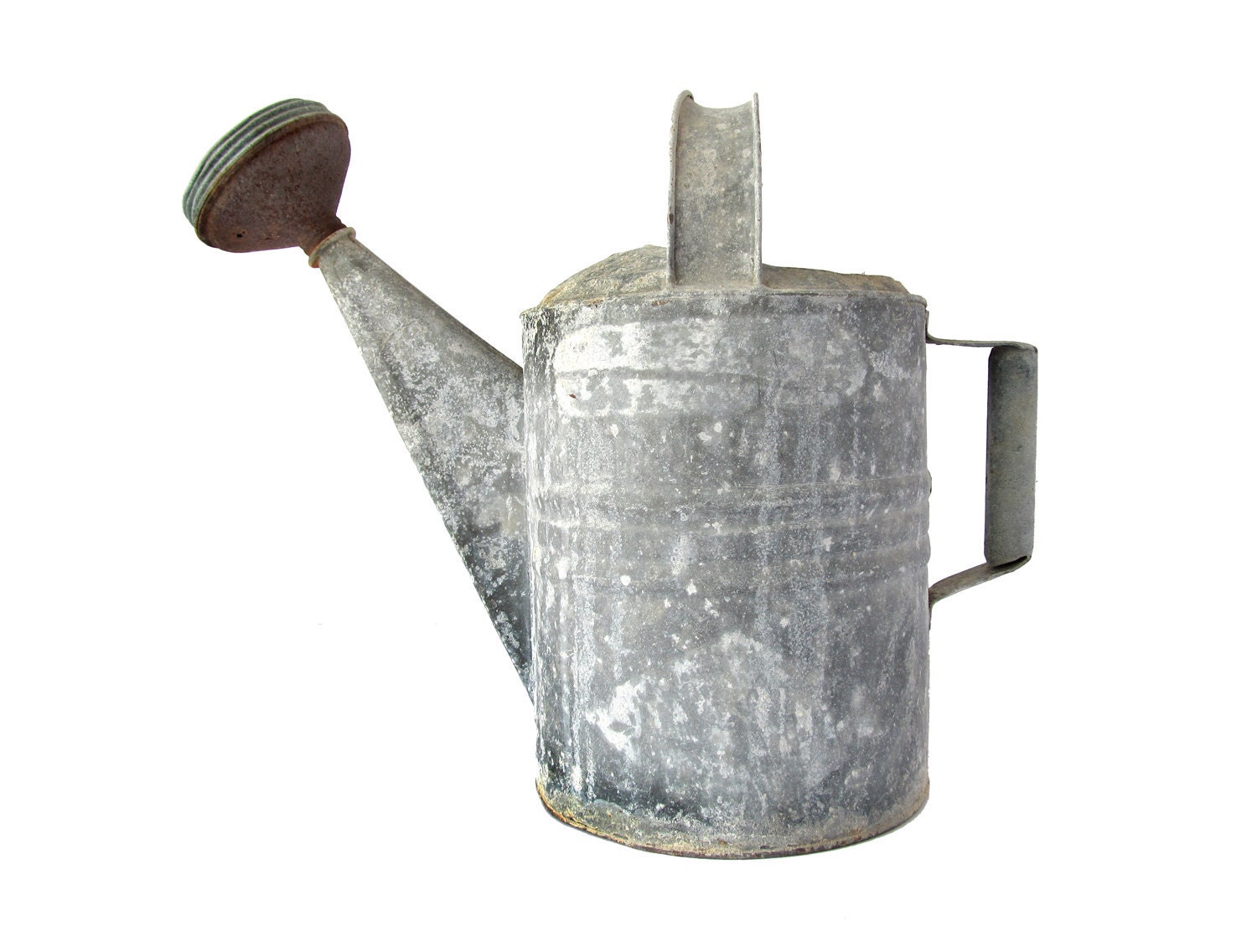 Vintage WATERING CAN Galvanized Metal