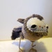 SALE 25% OFF Fluffy Owl in Yellow Cream