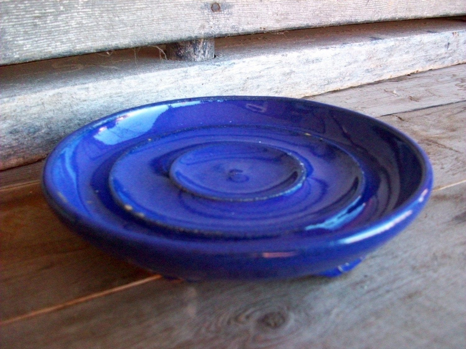 Cobalt Blue Soap Dish by scarecrow3331 on Etsy