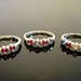 Mothers and Grandmothers Rings Sterling Silver, 1 to 5 Gems, You Pick Gems and Size