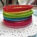 Bright Rainbow Bangles