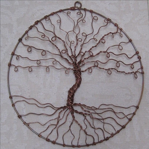 Jewelry Tree Copper Tree of life Wall Hanging Jewelry