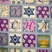 Judaic Fabric Fat Quarters Country Quilt Hanukkah