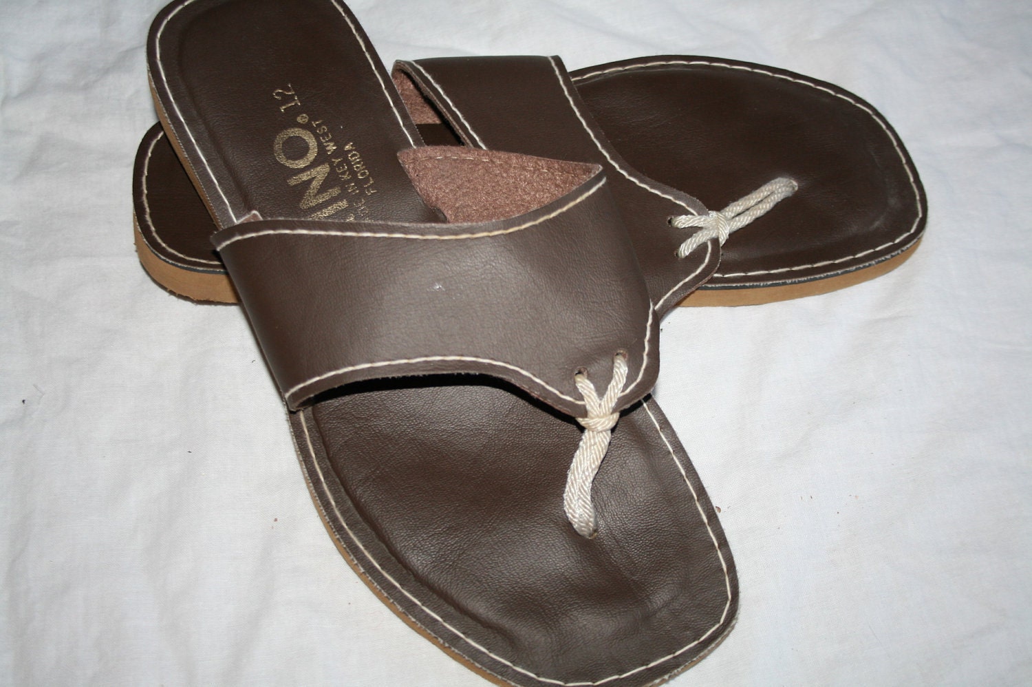 mens size 12 vintage Kino Sandals made in Key West USA very