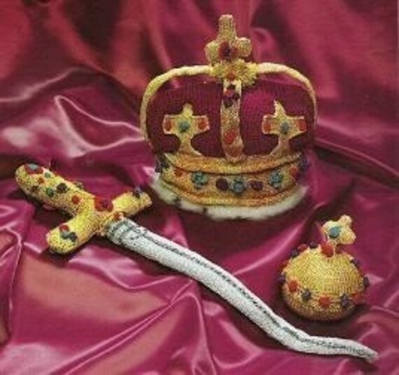 The Royal Family Crown Jewels Fancy Dress Knitting by Knit1Purl1