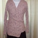 Hand Knit Fashionable Wrap Cardigan