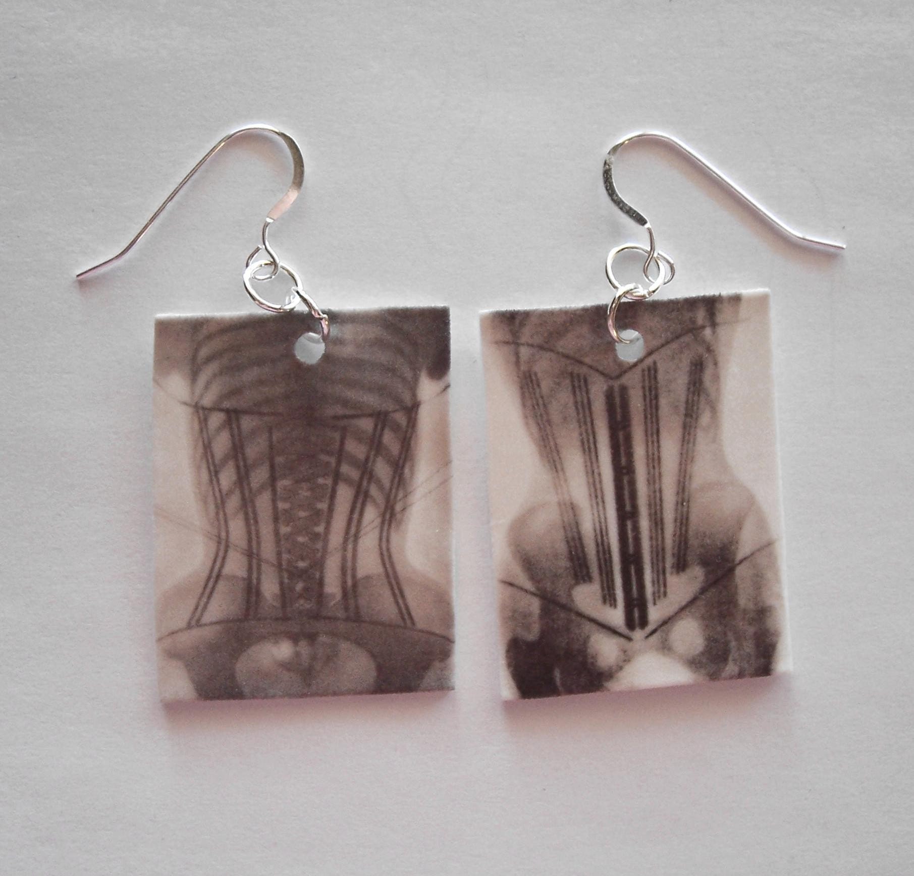 XRAY with CORSET EARRINGS by Holly Modine Studio