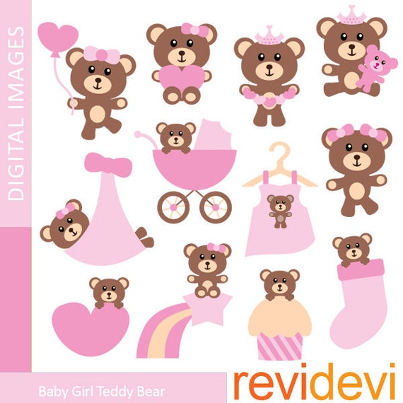 free baby teddy bear clip art - photo #34