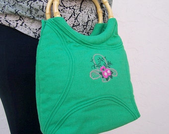 Women's Handmade Handbag , Unique Handbag , Casual Purse , Green Purse ...