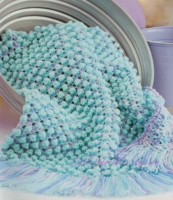 Crochet Baby Bubble Wraps Blanket Or Afghan Patterns