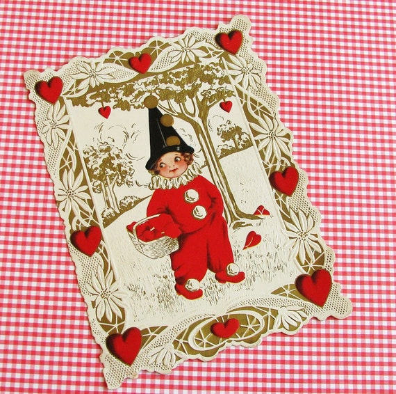 Gathering Hearts...Whimsical Old Valentine by ...