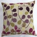 Gold and Purple Throw Pillow Cover -- Pots of Gold and Purple Cushion Cover - 16 x 16