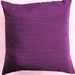 Purple Pillow Cover -- Crinkled Eggplant Purple Throw Pillow Cover -- 16 x 16