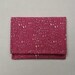 Mini wallet - pink raindrop