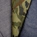 Denim Blue and Camo Fabric - over 6 yards - stretch