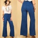 ViNtAgE 70's DITTO Blue High Waisted Bell Bottom Jeans