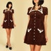 ViNtAgE 60's Military Stars Empire MoD MiNi Scooter Dress