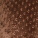Minky Dots Fabric End of Bolt Scraps...Chocolate Brown Minkee...8.5"x30"