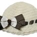 Crochet baby hat, Hairbows