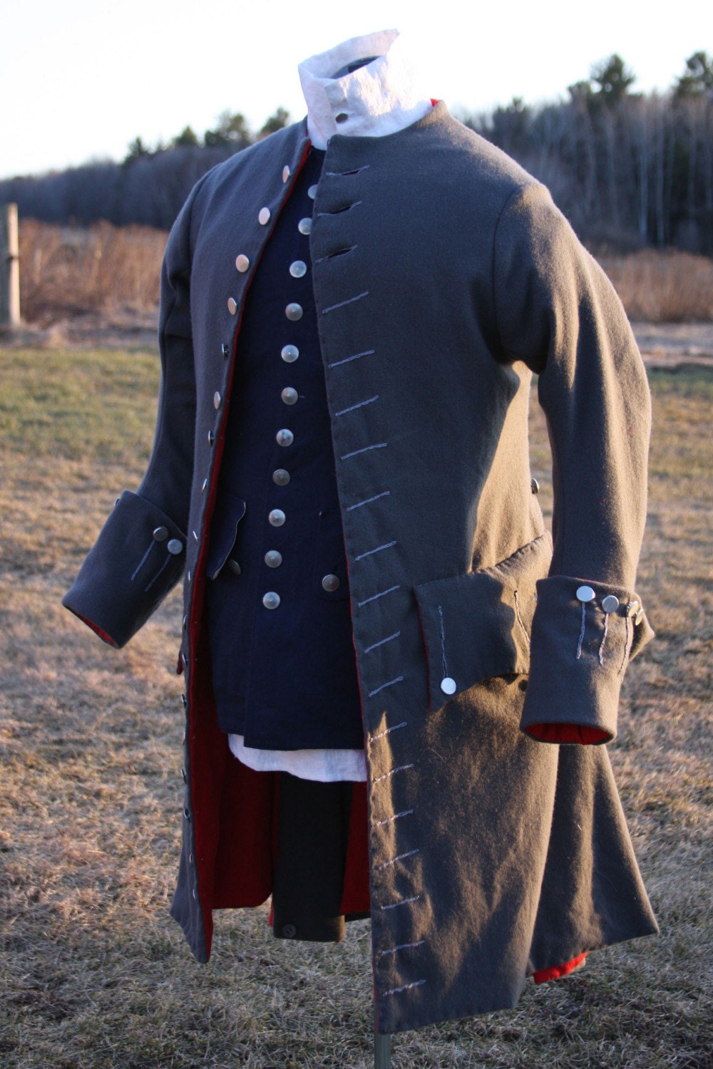 1760 Wool Frock Coat Made to Order