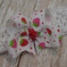 15% OFF SALE~Infant Strawberry Headband Boutique Baby Toddler Bowband Red & Hot Pink