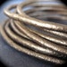 2mm Shimmering Bronze Genuine Round Leather Cord - genuine - for jewelry making purposes - 4 feet