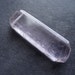 Pink Kunzite - focal semiprecious gemstone briolette - top drilled faceted stone - 29mm X 10mm