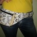 Yellow and Grey Hiking Belt Bag Fanny Pack and Hip Sack