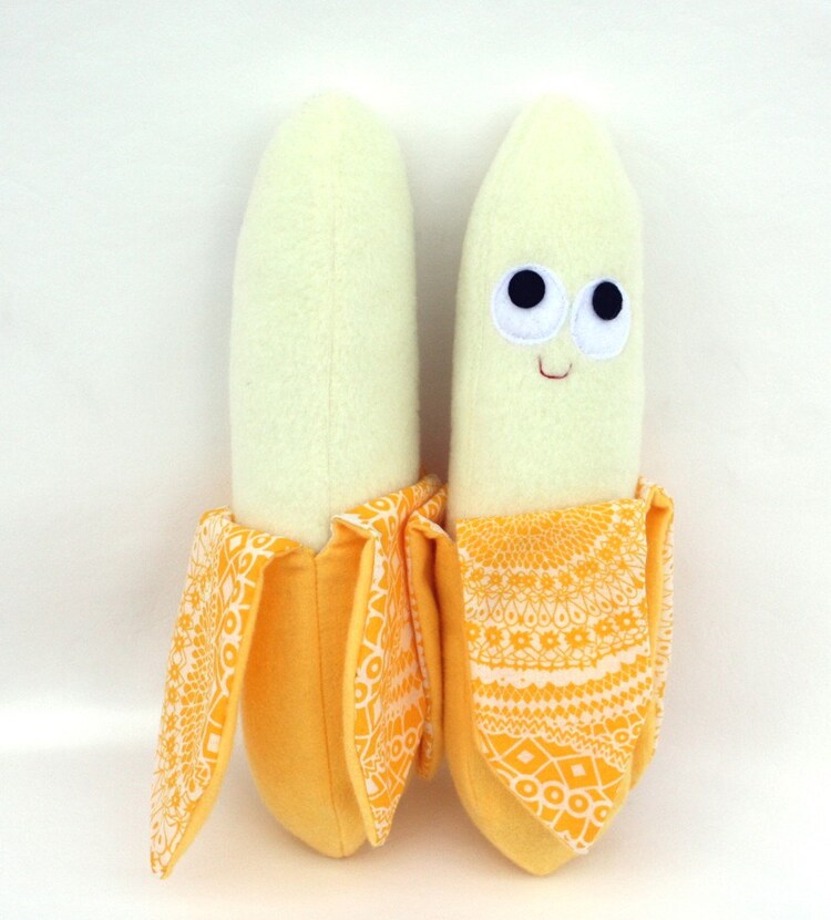 cotton food banana plush
