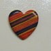 Heart Refrigerator Magnet Made Of Wood