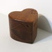 Heart Puzzle Box Made From Red Mahogany Wood