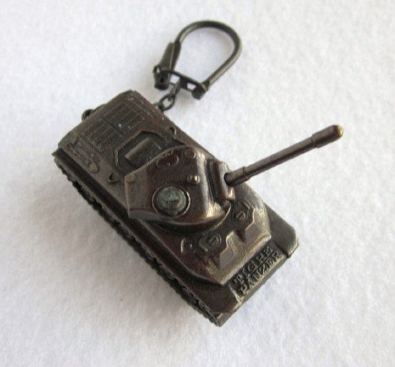 Vintage Toy Tank Cap Gun Keychain