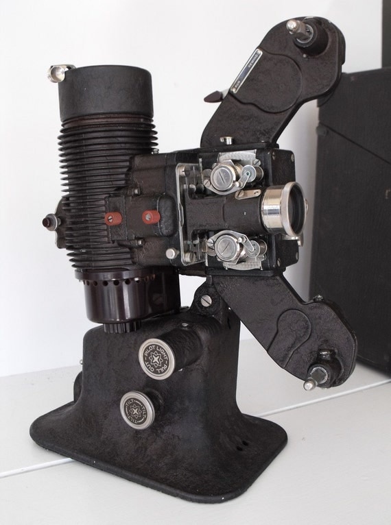 Vintage Bell and Howell Film Projector with Case