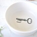 Ring Dish Shabby Chic Jewelry Display White Cottage Jewelry Holder Skeleton Key