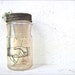 Primitive Decor Rustic Bottle Vintage Shabby CHIC Cottage RUSTY Glass Vase Steampunk