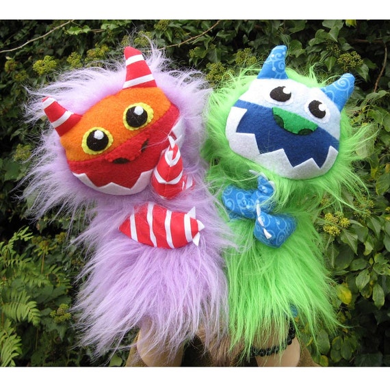 Mischief Monsters Hand Puppet A PDF Sewing Pattern