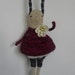 Gwen - Folk art Rabbit Doll - one of a kind